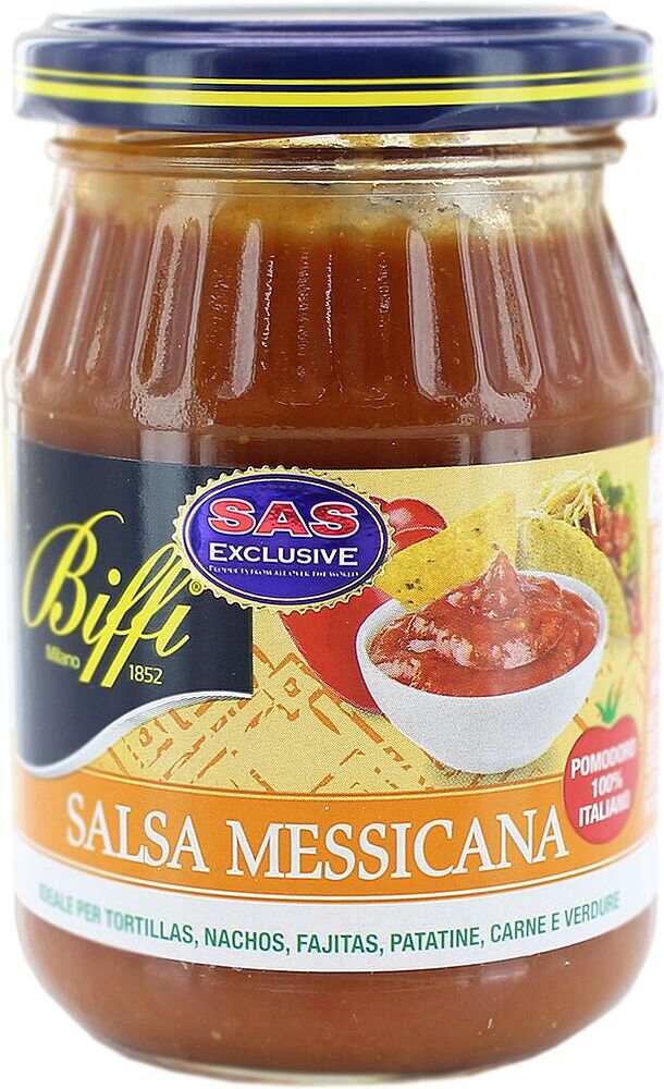 Salsa sauce with tomato & onion "Biffi Messicana" 200g
