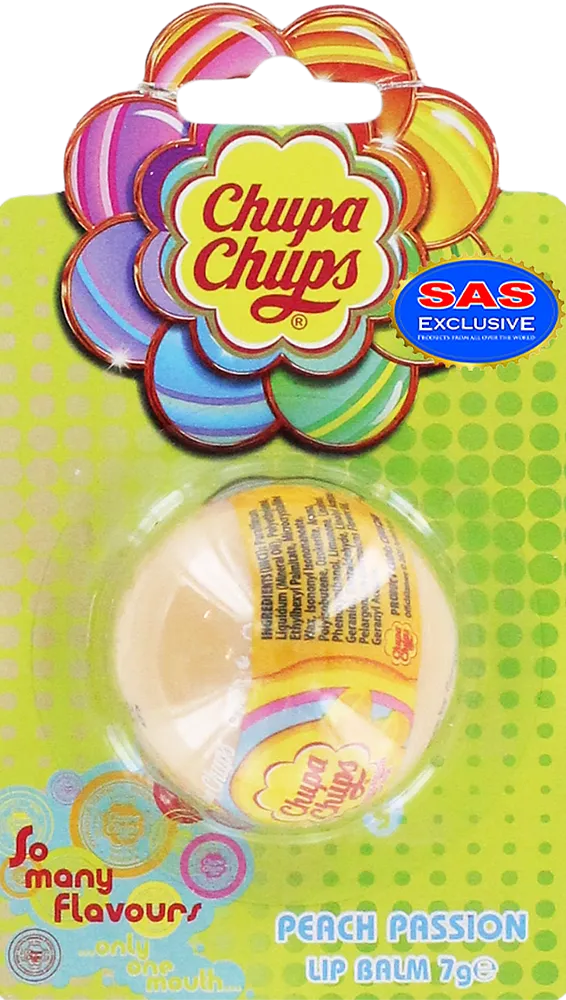 Շուրթերի բալզամ «Chupa Chups Peach Passion» 7գ
