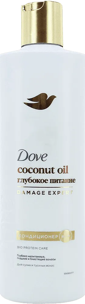 Մազերի կոնդիցիոներ «Dove Coconut Oil Damage Expert» 350մլ

