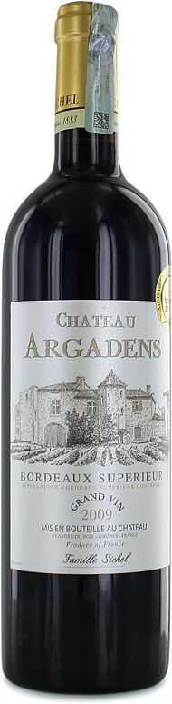 Вино красное "Chateau Argadens" 0.75л