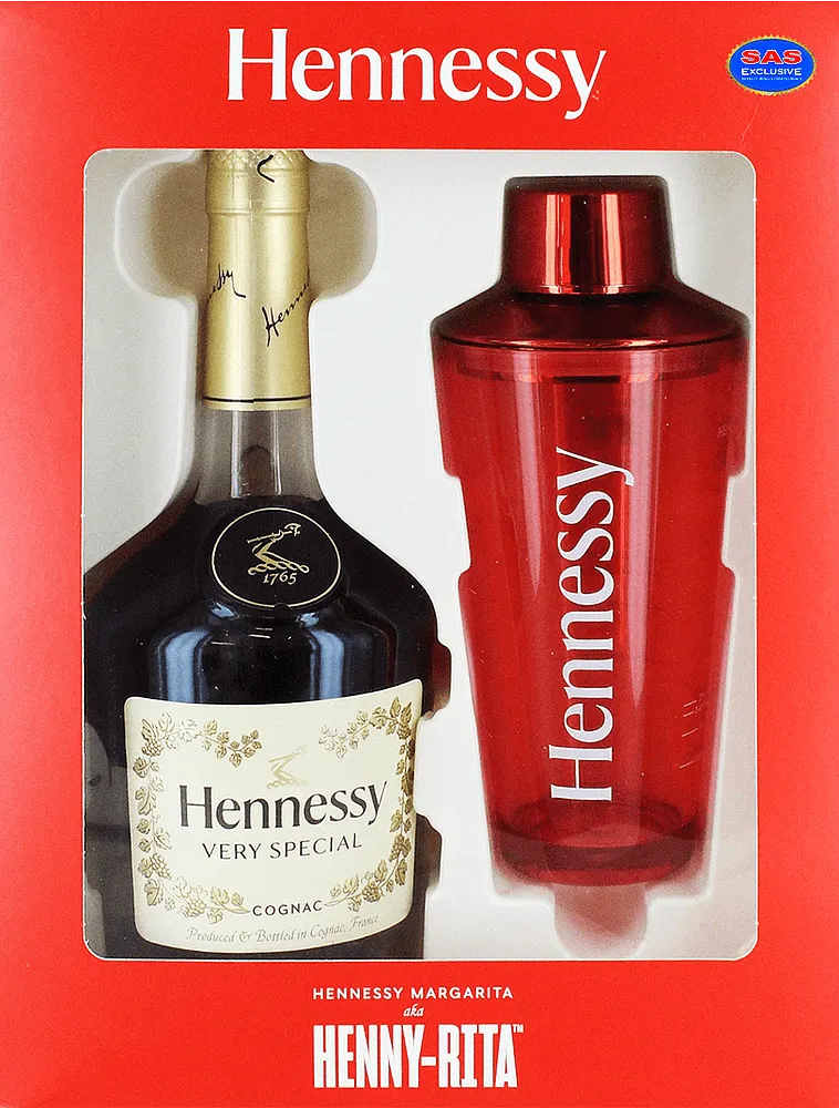 Cognac & shaker "Hennessy V. S Henny-Rita" 2 pcs
