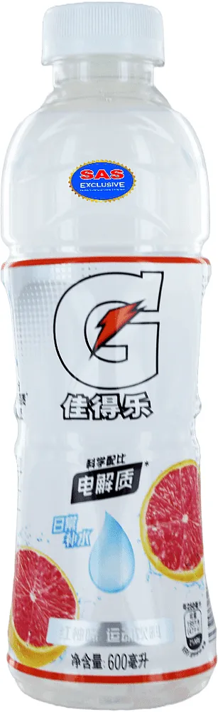 Grapefruit flavored sport drink "Gatorade" 600ml
