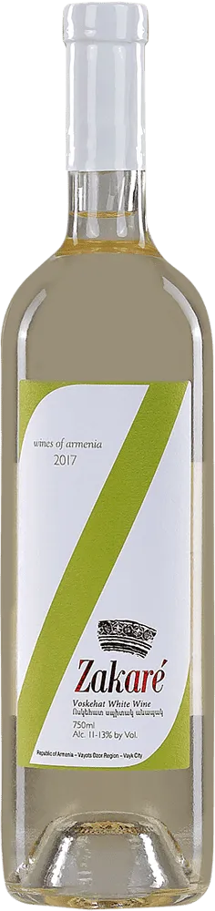 White wine "Zakare" 0.75l
