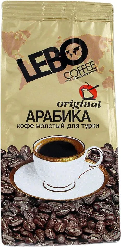 Ground coffee "Lebo Arabica Original" 100g