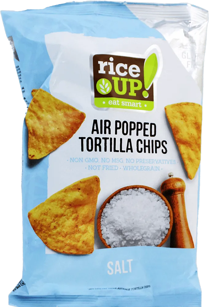 Chips with salt "Rice up Tortilla" 60g 