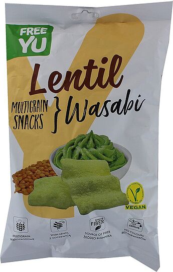 Lentil & wasabi chips 