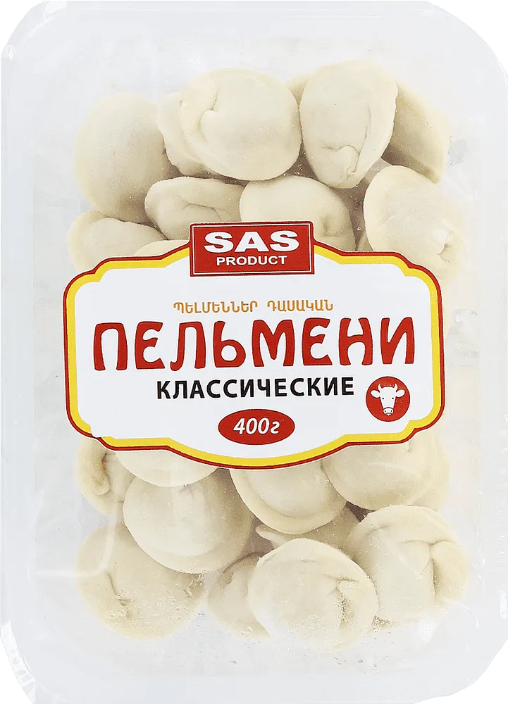 Պելմենի դասական «SAS Product» 400գ 
