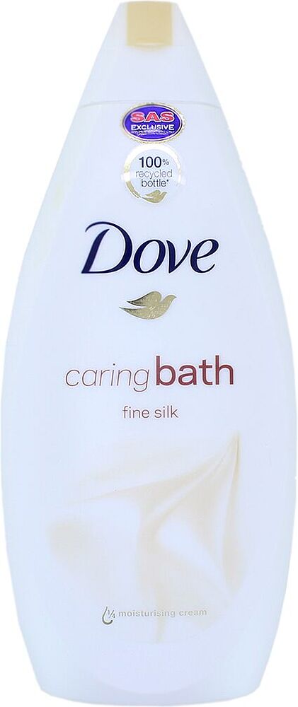 Bath cream-gel "Dove Caring Bath Fine Silk" 500ml