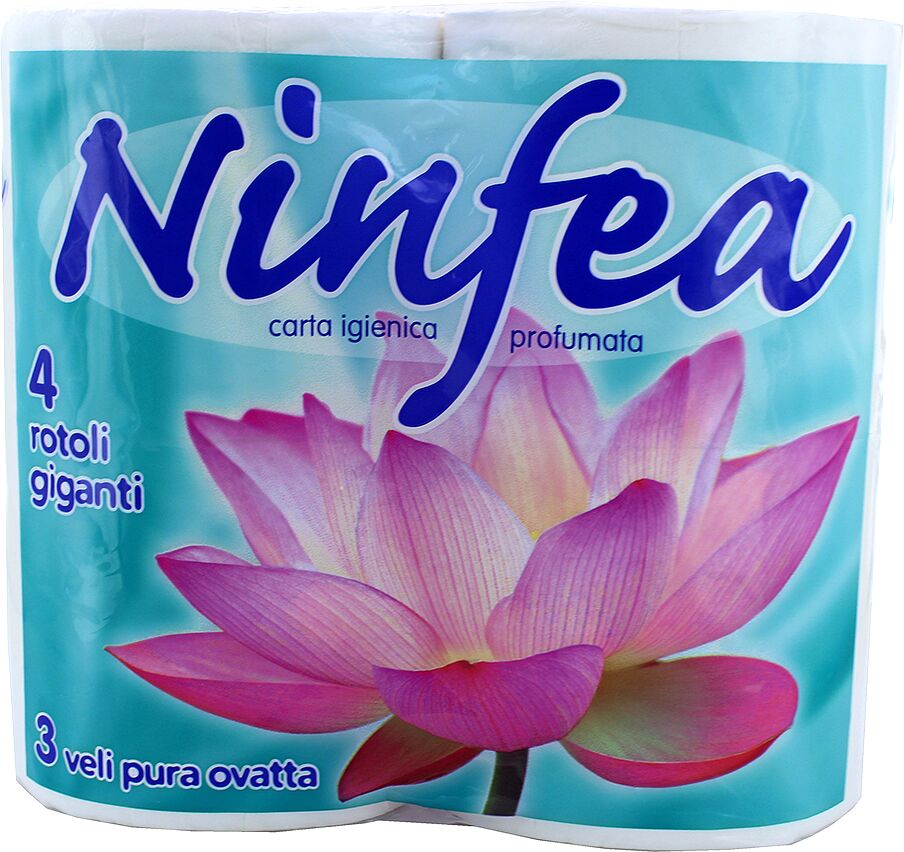 Toilet paper "Ninfea" 4 pcs