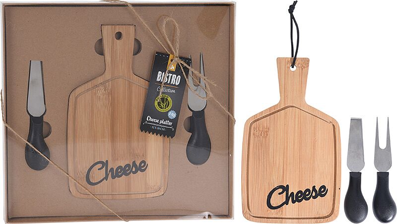 Cutting board and knives "Excellent Houseware"