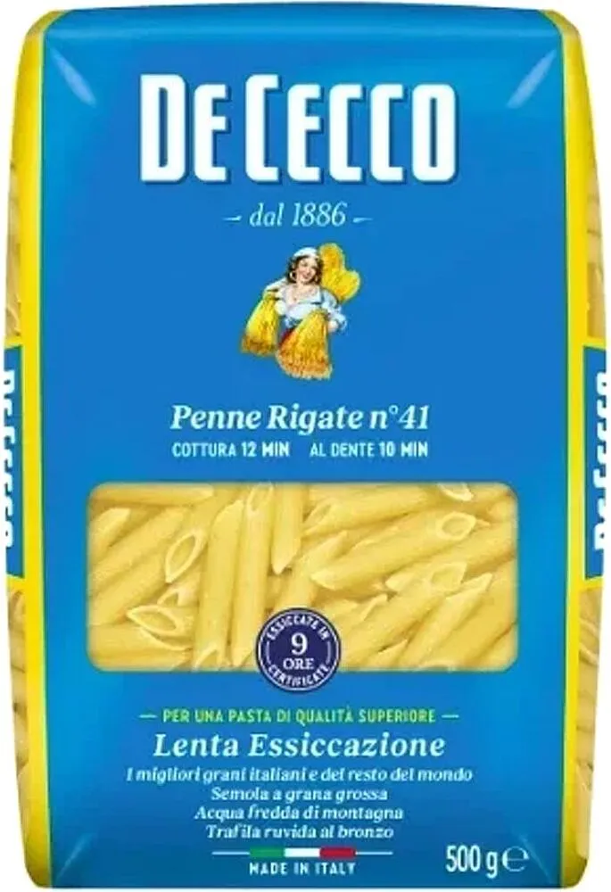 Pasta "De Cecco Penne Rigate №41" 500g
