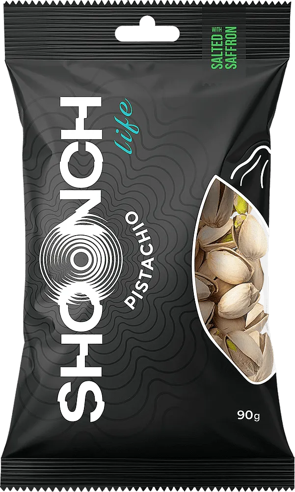 Pistachios with salt & saffron "Shoonch Life" 90g 