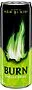 Energy carbonated drink "Burn" 250ml Apple & Kiwi