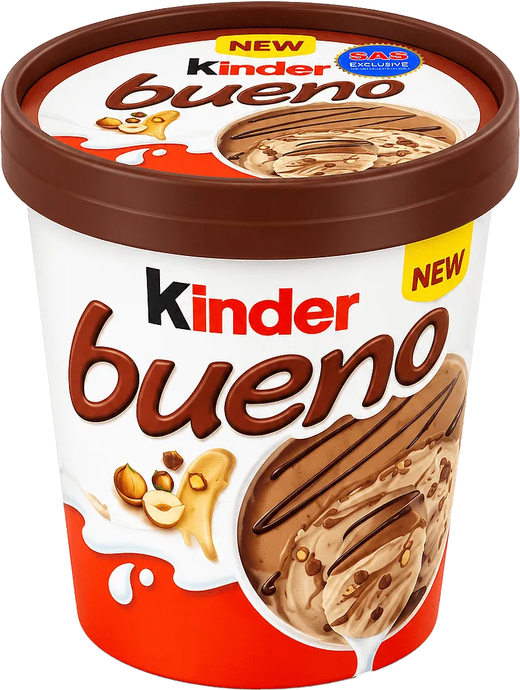 Chocolate & hazelnut ice cream "Kinder Bueno" 285g