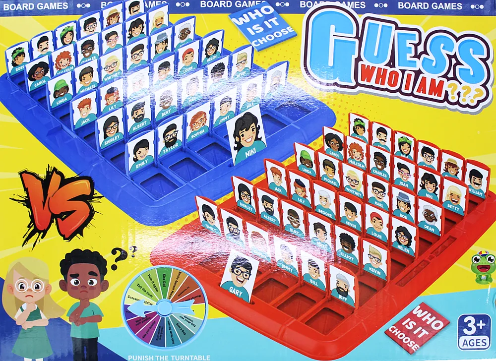 Board game "Guess who I am"