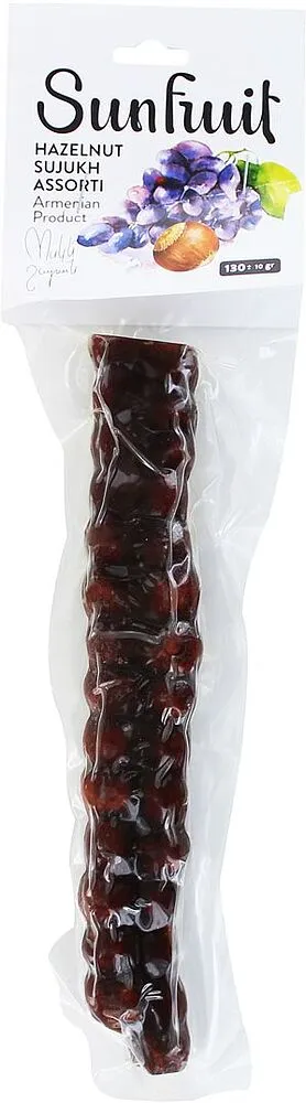 Sweet sudjuk with hazelnut "Sunfruit" 130g
