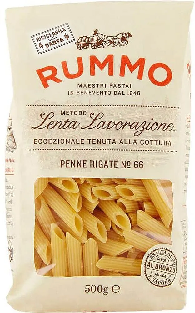 Pasta "Rummo Pennette Rigate №66" 500g
