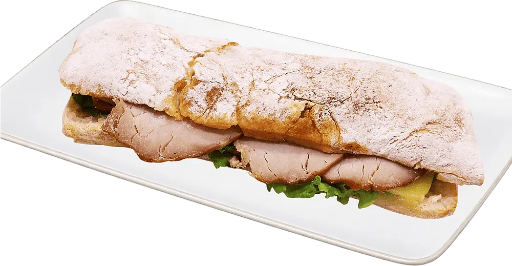 Sandwich with ham "Ciabatta"
