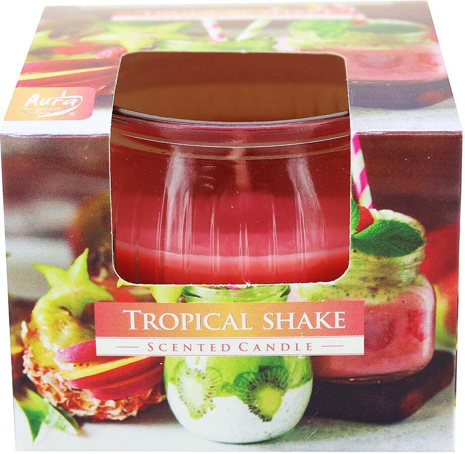 Scented candle "Aura Bispol Tropical Shake" 1 pcs
