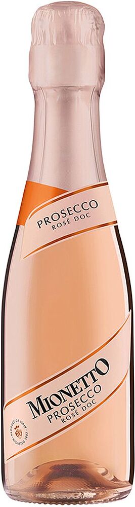 Вино игристое "Mionetto Prosecco Rose" 0.2л 