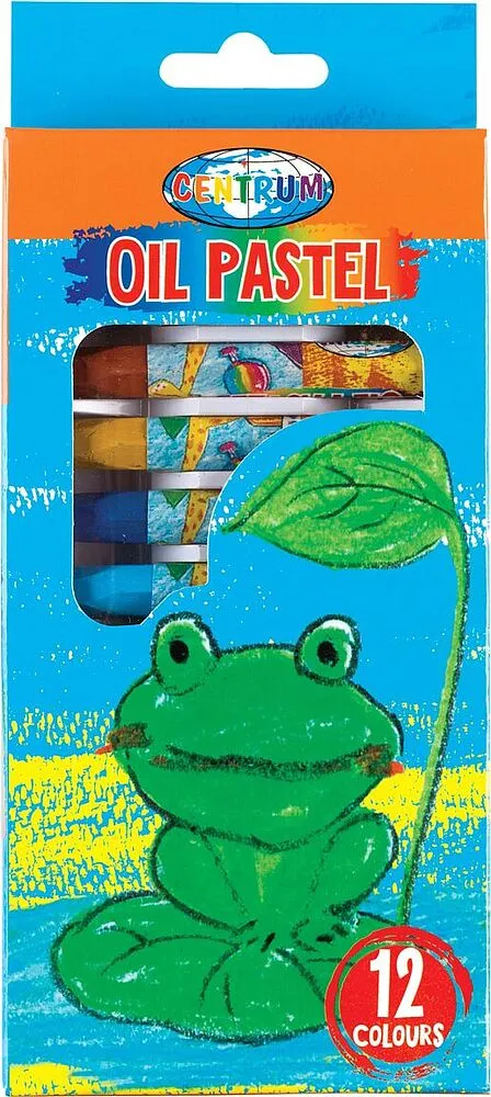 Colour wax crayons "Centrum" 12 pcs