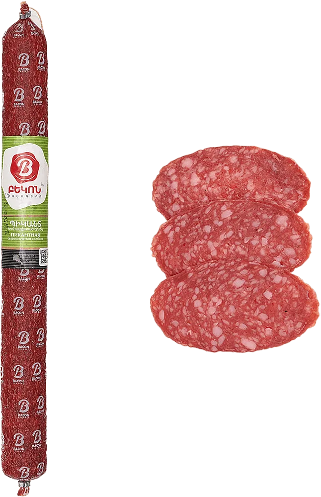 Summer picant sausage "Bacon"  