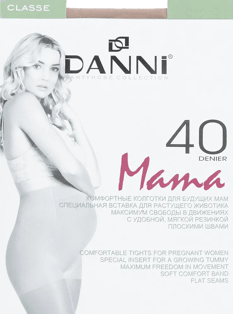 Զուգագուլպա բրոնզագույն հղիների «Danni Mama Classe 40 Den N3»
