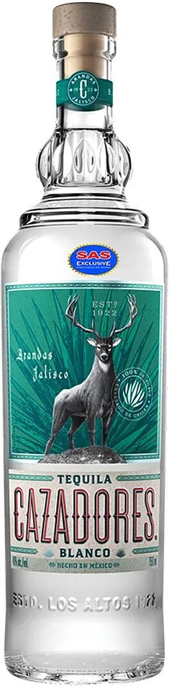 Tequila "Cazadores Blanco" 0.7l
