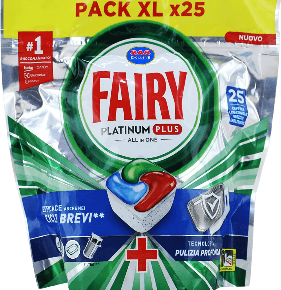 Capsules for dishwasher use "Fairy Platinum Plus" 25 pcs
