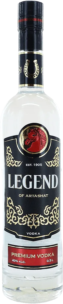 Vodka "Legend of Artashat" 0.5l