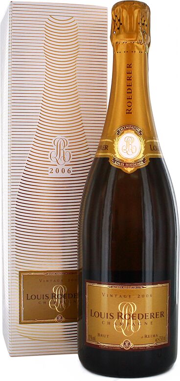 Шампанское "Louis Roederer Vintage 2006" 0.75л 