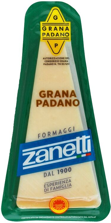 Պանիր պարմեզան «Zanetti Grana Padano» 200գ