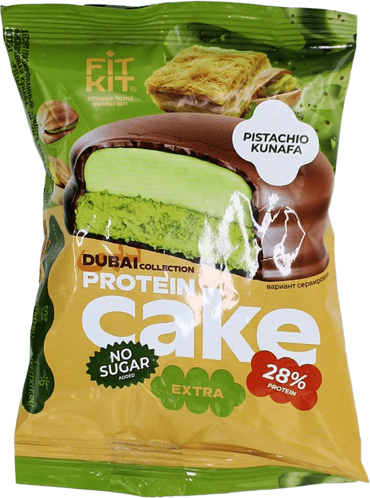 Protein dessert with pistachio & kunafa filling "Fit Kit Extra Dubai" 50g
