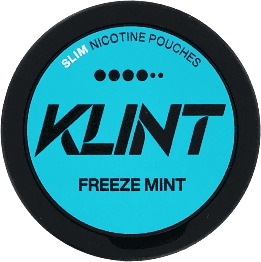 Nicotine mint flavored pouches "Klint Freeze Mint Slim" 16mg
