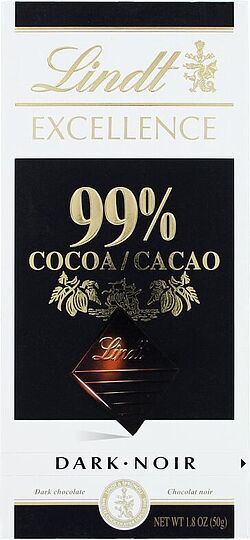 Շոկոլադե սալիկ դառը «Lindt Excellence» 50գ  