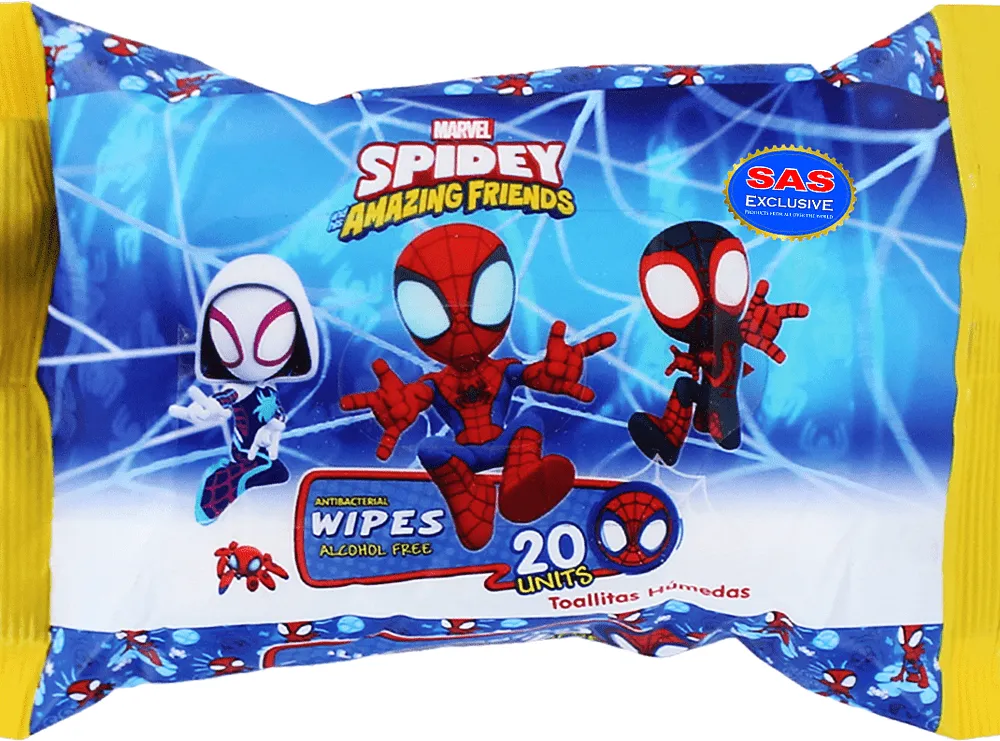 Kids wet wipes "Nevada Marvel Spider Man" 20 pcs
