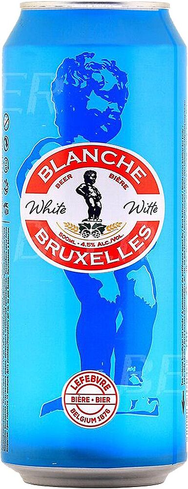 Beer "Blanche Bruxelles White" 0.5l
