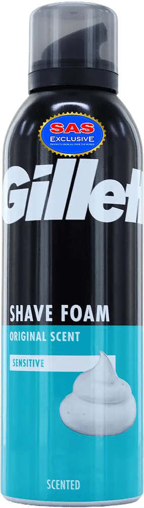 Пена для бритья "Gillette Sensitive" 200мл