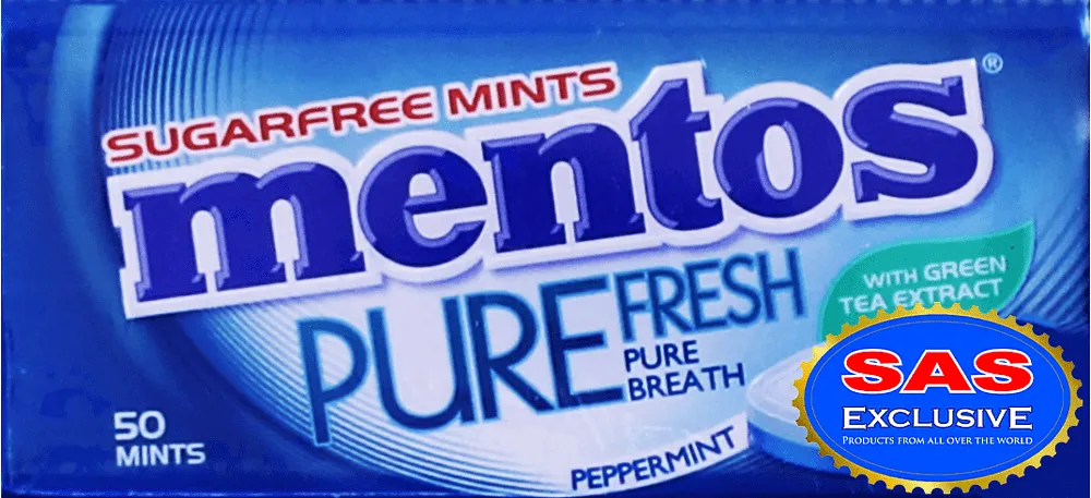 Breath-freshening candy, peppermint "Mentos" 35g