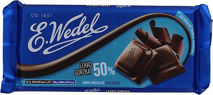 Շոկոլադե սալիկ «E. Wedel» 100գ