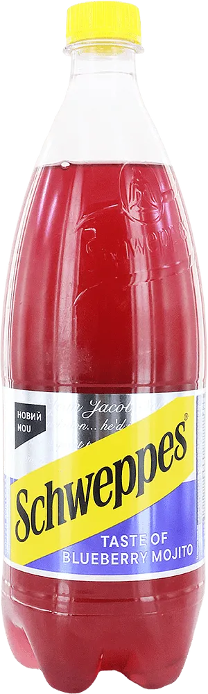 Refreshing blueberry & mojito drink "Schweppes Blueberry Mojito" 1l
