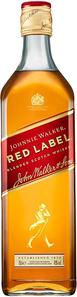 Whiskey "Johnnie Walker 4 Red Label Old" 0,7l   