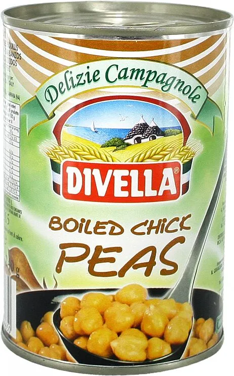 Boiled chick-peas "Divella" 400g