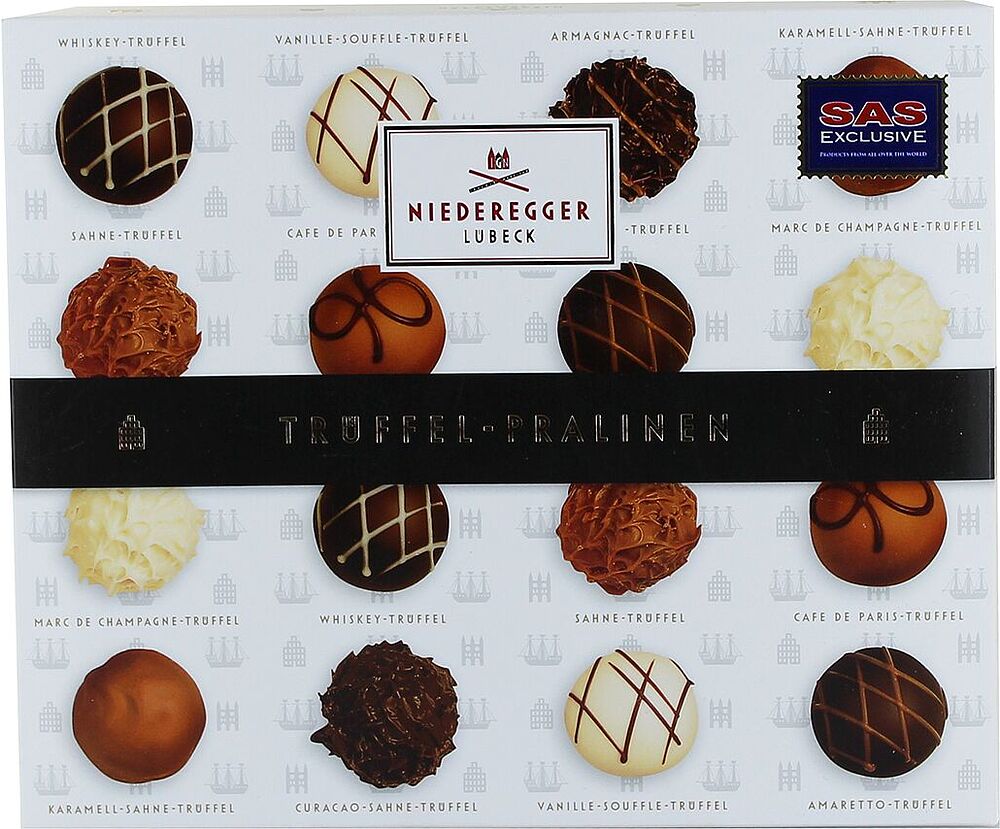 Набор шоколадных конфет "Niederegger" 208г