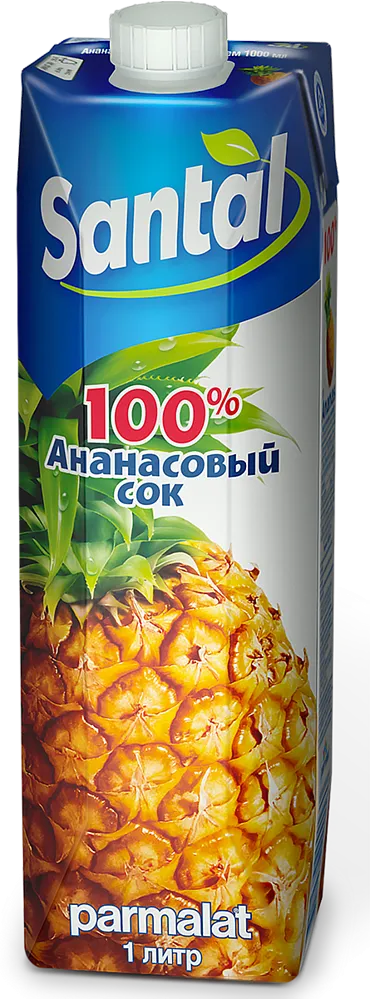 Сок ананасовый "Santal" 1л 