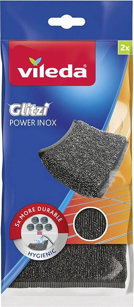 Scourer for dishwashing "Vileda Glitzi" 2 pcs
