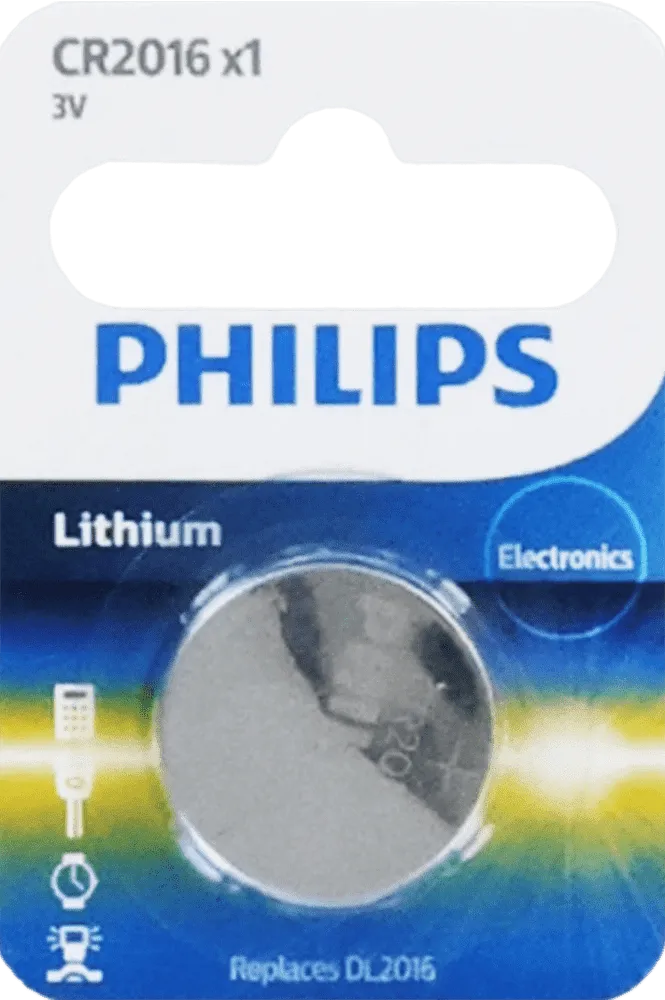 Lithium battery "Philips CR2016"

