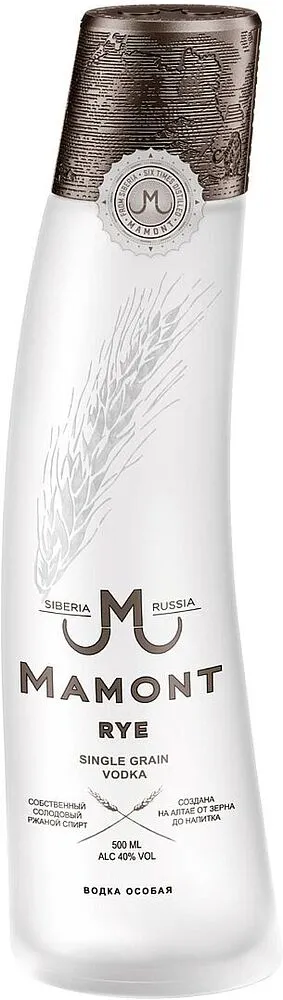 Օղի «Mamont Rye» 0.5լ

