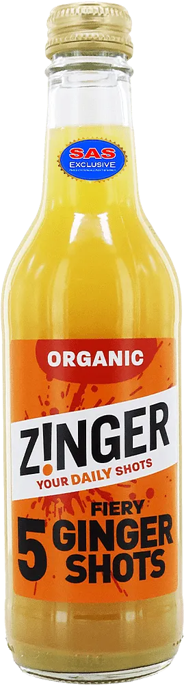 Apple-ginger drink "Zinger Organic" 330ml