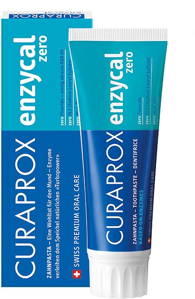 Toothpaste "Curaprox Enzycal Zero" 75ml
